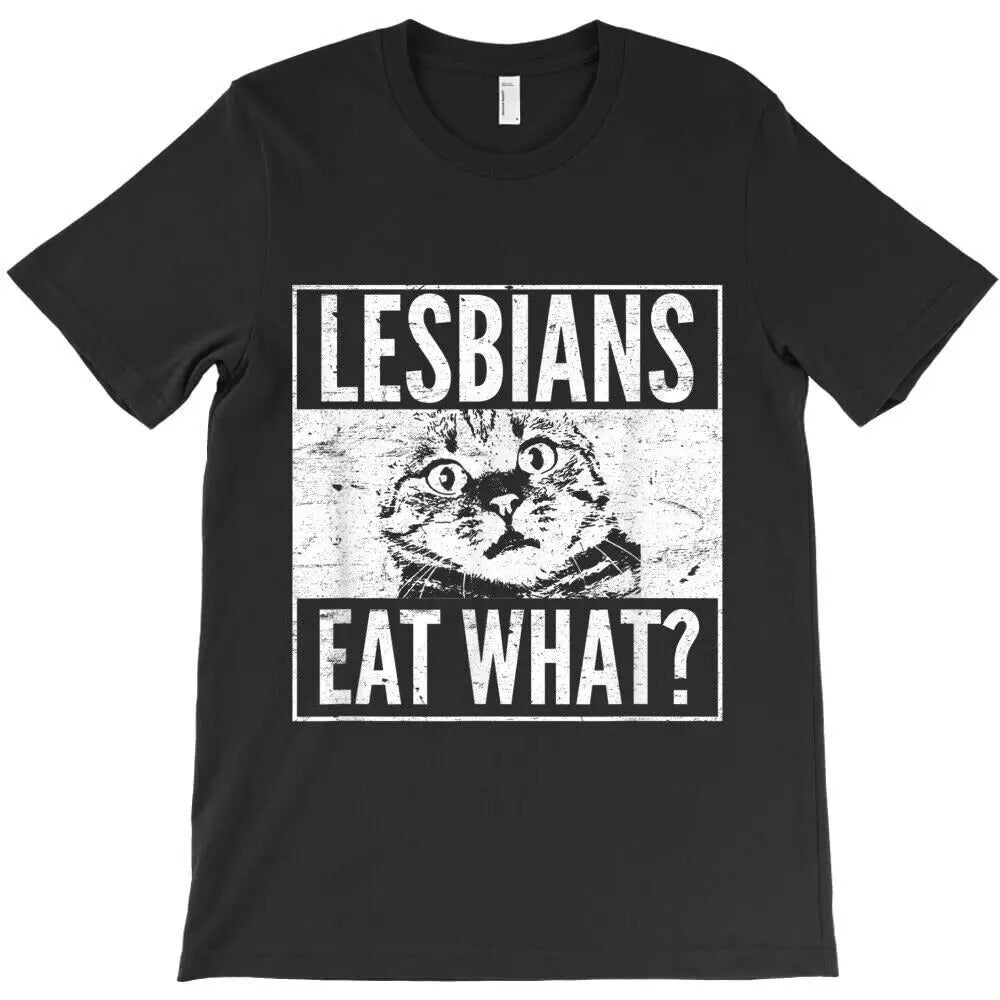Funny Lesbians Eat Cat Shirt - LBTQ